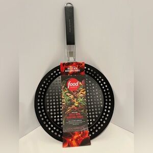 Food Network Perforated Black Grill Skillet